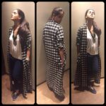 Genelia D’Souza Instagram – Black n white … love the @bungaloweight throwover..