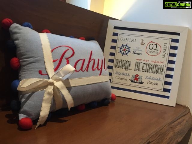 Genelia D'Souza Instagram - N I get another gift from @mybabybabbles ... Thank u .. U guys r the sweetest