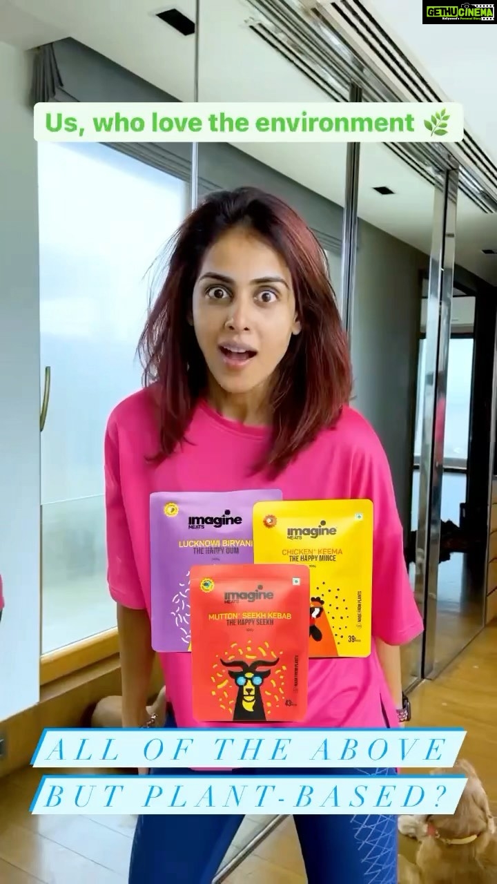 Genelia D'Souza Instagram - I want you baby!! #plantbasedmeats #imaginemeats @imaginemeats