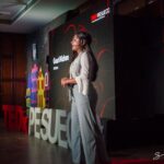 Gouri G Kishan Instagram – ‘Be ready to be shattered to what life throws at you’ – My first Tedx talk.

What a wonderful experience! 
Thank you @tedxpesuecc for being such a spirited bunch.
Courtesy: 
@sharans_98 
@ankusharunkumar
@the_travel_bong 
@pixelloid_pes 
#tedx
#tedxspeaker PES University