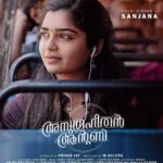 Gouri G Kishan Instagram - Njan thanne as Sanjana Madhav 🙊❤️ @anugraheethan_antony coming to cinemas near you on April 1st ☺️