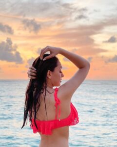 Hansika Motwani Instagram - I never met a sunset I didn’t like 🌅 🧡