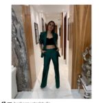 Hansika Motwani Instagram – 🎄 😉
#Repost @begborrowstealstudio with @get_repost
・・・
@ihansika in color green pant suit 
Styled by @begborrowstealstudio 
@tanvishah91 😍❤️
#beg#borrow#steal#fab#design#color#green#style#ste#fashion#event#mumbai#pr#shantanu Nikhil #store#launch