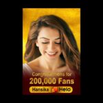 Hansika Motwani Instagram – ✨💫💥 @helo_app @heloapptamil #heloapp