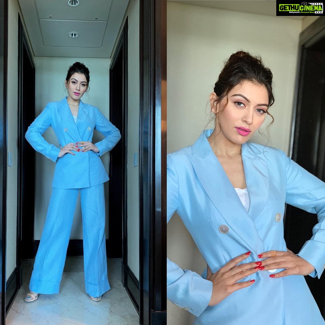 Hansika Motwani Instagram - Ready for an event in chennai . Outfit - @massimodutti Shoes - @marciano Styled by - @lakshmilehr HMU - @makeupbyreshmerchant @ashwini_hairstylist
