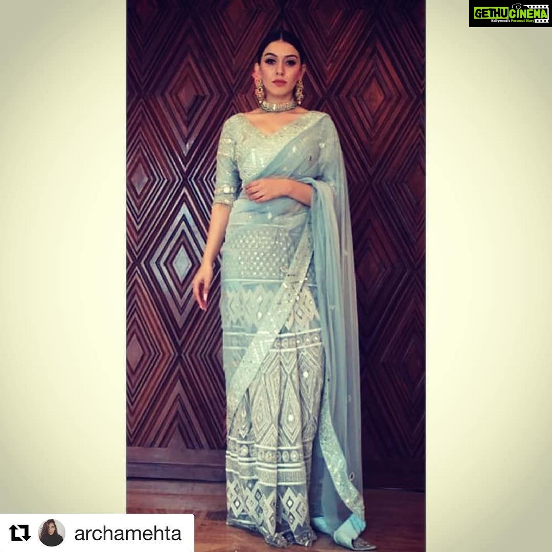 Hansika Motwani Instagram - #Repost @archamehta (@get_repost) ・・・ @ihansika is a sight in @ritikamirchandani and @jaipurgems for #Gulebagavali promotions #regalcharms #hansikamotwani