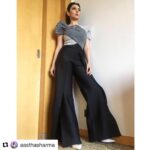 Hansika Motwani Instagram - #Repost @aasthasharma (@get_repost) ・・・ Legs, Legs, Legs Forever!!!! Hansika Motwani in @tanieyakhanuja for Longines Store Launch in Chennai Today 🖤🖤🖤 👠 @maisonvalentino, Styled by @wardrobist, assisted by @aditiagrawal12 #stylefile #wardrobist #allbackandwhite #stripelove @ihansika @longines