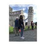 Hansika Motwani Instagram – A lil too cheesy but I guess it’s mandatory !! Riiiighhhttt ? 😉😉 #leaningtowerofpisa #oneofthesevenwonders  #mandatorypicture  #beingtouristy Leaning Tower of Pisa