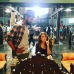 Hansika Motwani Instagram – On set !! having a VERY intense conversation with Prabhu sir ! (😛lol)