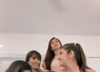 Hansika Motwani Instagram - You can’t sit with us… No, literally you can’t, cause there’s no space 😂 LOL