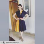 Hansika Motwani Instagram - #Repost @aasthasharma612 with @repostapp ・・・ @ihansika in @paulekaofficiel for her movie promotions today in Chennai❤️❤️ 👠 @maisonvalentino. Styled by @wardrobist @reannmoradian #stylefile #wardrobist #bogan