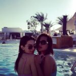 Hansika Motwani Instagram – Water babies 🏝🏖👙❤️
