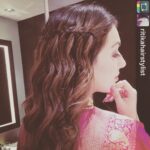 Hansika Motwani Instagram - #waterfallbraid 😍 #hair Repost from @ritikahairstylist with @instasave.app. princess hansu is ready for awards function #hairbyme #makeup @makeupbyvishalk #awards#hydrabad#actress#hansikamotwani#bollywood#hairandmakeup#waves#waterfallbraid#ilovemyjob#bollywoodactress#telugu#bollywoodreport @ihansika @makeupbyvishalk