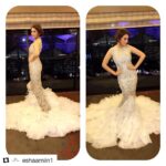 Hansika Motwani Instagram - #Repost @eshaamiin1 with @repostapp ・・・ How surreal is that #Fairytale Moment @ihansika all set for @siimawards #redcarpet #drama in this stunning masterpiece by @manavgangwani ,styled by @eshaamiin1 #award #nights #actress #shining #star #siima @couturemg Hair by- @ritikahairstylist Make by- @makeupbyafsar