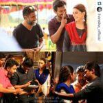 Hansika Motwani Instagram - #Repost @ihansika_official with @repostapp. ・・・ (Working still of Upcoming film #Manithan ) After the massive hit of #OKOK, #Udhaystalin & #Hansika @ihansika team up yet again for #Manithan ☺