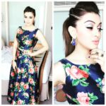 Hansika Motwani Instagram – #siima2015 . Ready for the press meet :) Wearing : Amrit  Kaur 
Jewellery : Curio cottage 
Styled by: @eshaamiin