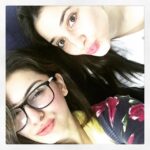 Hansika Motwani Instagram – I really like my co passenger on board today  @tamannaahspeaks  #bondingtime 😊😊