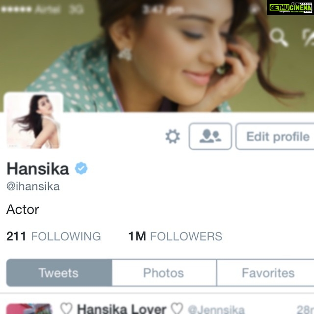 Hansika Motwani Instagram - Wohoooo 1M #million followers on Twitter .. . Thank you one n all for being so supportive n loving . Love u all . #happymoment #blessed #thankyou