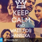 Hansika Motwani Instagram - #Repost @hansika_fan with @repostapp. ・・・ Keep Calm And Wait For @ihansika Movie ..... Thank you so much all the love ❤️❤️❤️❤️