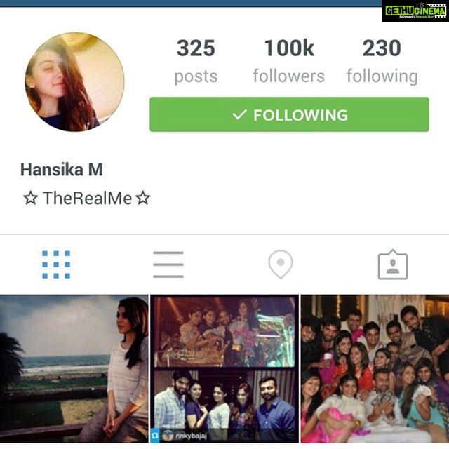 Hansika Motwani Instagram - 100k on #Instagram 😘😘😘 thank u all muahhhhhh💋💋💃