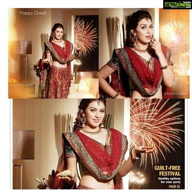 Hansika Motwani Instagram - #happydiwali :)✨✨✨