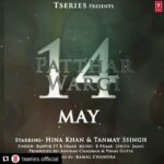 Hina Khan Instagram - #PattharWargi releasing on the 14th of May on @tseries.official Composed and sung by @bpraak @official.ranvir Lyrics by @jaani777 . @tanmayssingh9 #ThisEid