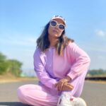 Hina Khan Instagram – Purple Passion!