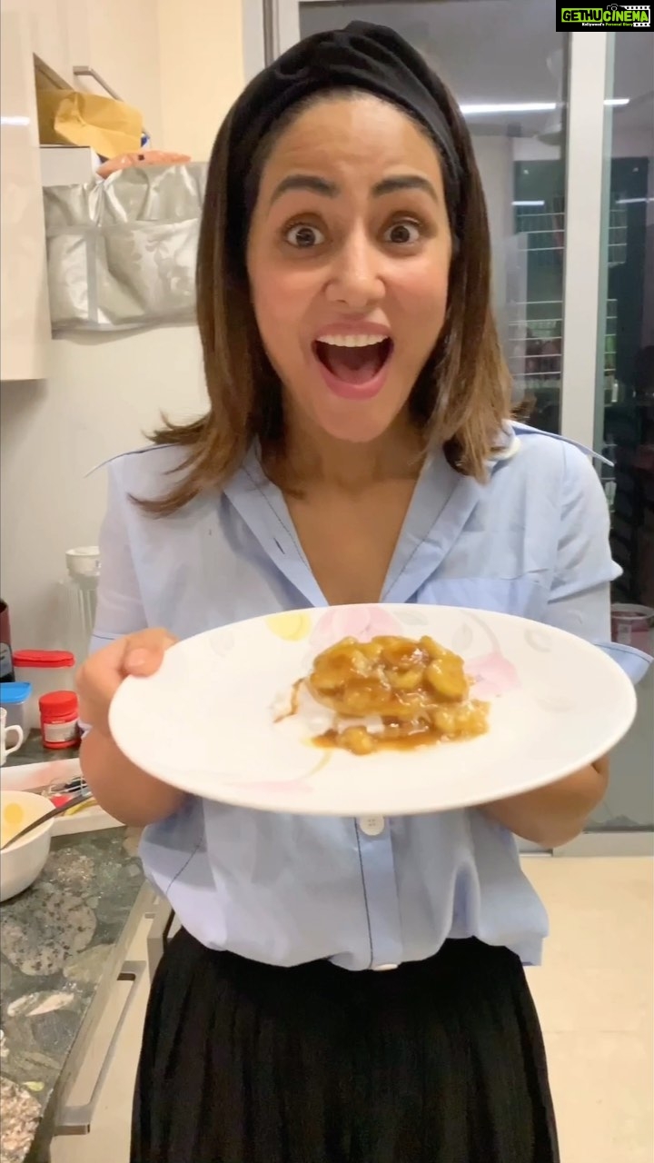 Hina Khan Instagram - Best use of time and high rated aptitude! Positive people with positive mindset’s can make every day positive filled with lovely Pancakes 🥞 😬😝 Because Pancakes make me happy !