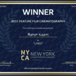 Hina Khan Instagram - ‘Winner of Best Feature Film’ at New York Cinematography Awards. And official “Golden Eagles” Qualifier.. Some “Lines” are meant to be crossed ! And as far as my first ever shot, home produced and most dear film “Lines” is concerned we are crossing borders and getting recognition at one of the most respectful platforms. We are also the qualifiers for the well known and prestigious ‘Golden Eagles Awards’ set to happen later this year. #Lines many more to come ! @rockyj1 @rahatkazmi @rishi_bhutani