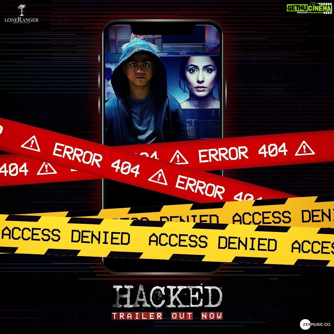 Hina Khan Instagram - Once you're #Hacked, you lose everything that's ever been closer to you. Trailer out now! @vikrampbhatt @zeestudiosofficial @realhinakhan @rohan_shah_ @sid.makkar @amarthakkarca @krishnavbhatt #NowhereToHide #JatinSethi