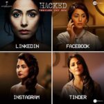 Hina Khan Instagram - Sameera's life isn't what she displays on her social media, a dark secret is lurking behind it! #Hacked #NoWhereToHide