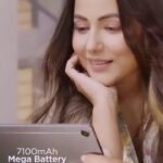 Hina Khan Instagram - Darling #DistractHonaTohBanta because I'd rather spend my time on the #realmePad than listen to your love story! Its super-smooth performance and long-lasting battery make browsing through trends & posts super fun! #UltraSlimRealFun #GreatThingsAwaitYou from 3rd to 10th October as the #realmeFestiveDays have some unmissable offers where one can get up to INR 2000* off & also get additional bank offers! @realmetechlife