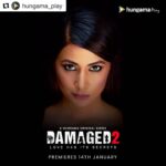 Hina Khan Instagram – Sharing the poster of my first digital project. Damaged Season 2 streaming from 14th January on @hungama_play
.
.

#Repost @hungama_play with @get_repost
・・・
It is almost here!
The second edition of Damaged starring @realhinakhan and @adhyayansuman will release on 14th January on @hungama_play! 🤩