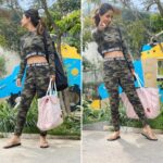 Hina Khan Instagram – #WorkOutWithHinaKhan 
#BackToBasics #WorkOutInStyle #GymSwaggerOnPoint #GymFashion #FitGirlsRock