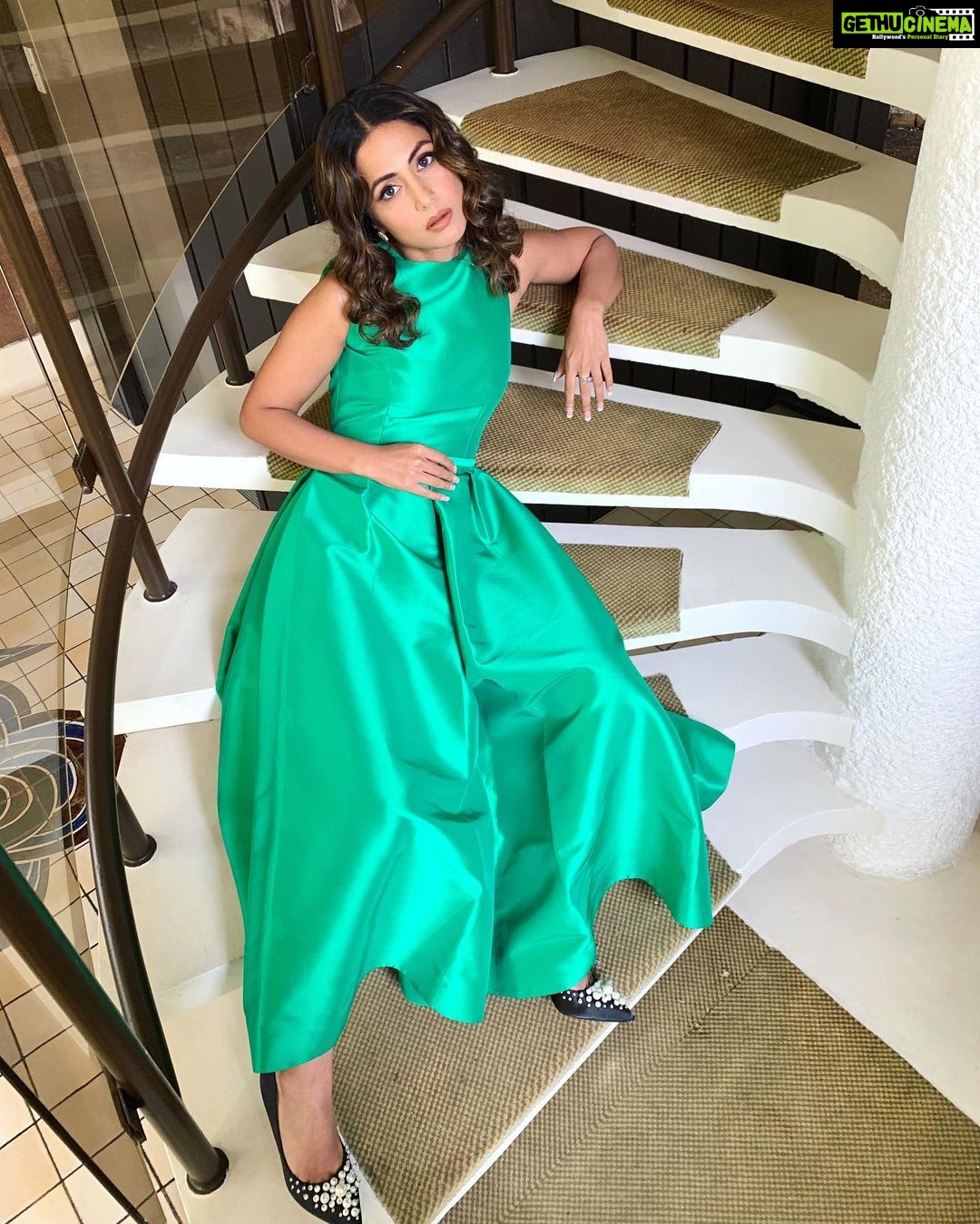 Hina Khan Instagram - Look 2 @festivaldecannes Dress @ramialaliofficial Heels @intoto.in Styled by @sayali_vidya MUA @sachinmakeupartist Hair stylist @sayedsaba