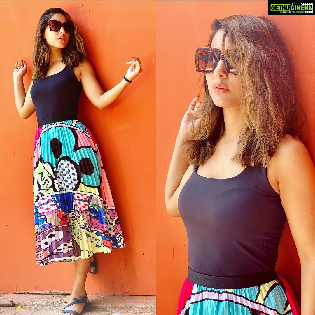 Hina Khan Instagram - The greater your storm,the brighter your rainbow 🌈
