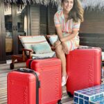 Hina Khan Instagram – It’s time to beat the heat with some gorgeous #blues! 
Me and @traworldluggage are vacationing in Maldives for our summer getaway! #TheWorldIsYourRamp #TraworldLuggage #Traworld.  @instagladucame @camlaspain