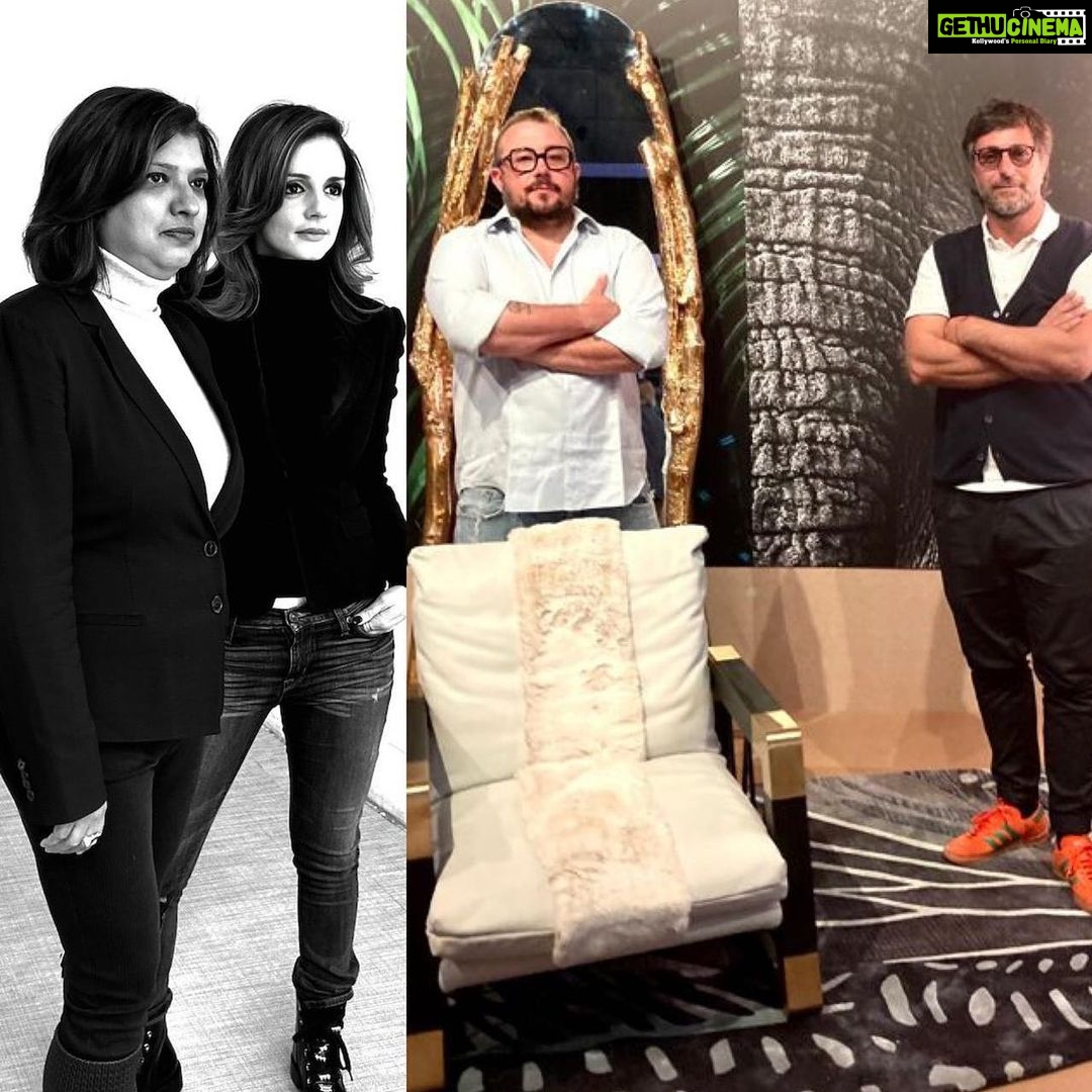 Hrithik Roshan Instagram - Woah . Congratulations Vero Sussanne Khan for launching this dazzling collection in colab with Chelini Firenzi at the Super Salone 21! @isaloniofficial What a beautiful blend of concepts and cultures happening for the first time ! Historic ! India Calling.. hand in hand with Italy 🇮🇹 🇮🇳 ✊🏼@suzkr @chelinifirenze @thevarisangroup @isaloniofficial @lucasanti79 #salonedelmobile #supersalone21 #fromitalytotheworld