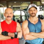 Hrithik Roshan Instagram - Asked my dad for a picture this morning. Knew he wouldnt miss gym on surgery day. He is probably the strongest man I know. Got diagnosed with early stage squamous cell carcinoma of the throat a few weeks ago, but he is in full spirits today as he proceeds to battle it. As a family we are fortunate and blessed to have a leader like him. . Love you Dad.