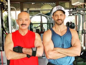 Hrithik Roshan Instagram - Asked my dad for a picture this morning. Knew he wouldnt miss gym on surgery day. He is probably the strongest man I know. Got diagnosed with early stage squamous cell carcinoma of the throat a few weeks ago, but he is in full spirits today as he proceeds to battle it. As a family we are fortunate and blessed to have a leader like him. .

Love you Dad.