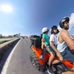 Hrithik Roshan Instagram - 2 boys and a man on a giant bike. That’s how we move. #summerinsantorini #greece #exploreeverywhere #dontjustexist #bff #createyourlife