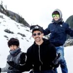 Hrithik Roshan Instagram - 'Dad, do you want to build a snowman?' 'Sure!' 3 hours, countless abandoned efforts and 7 escalating snowball fights later.... 'It doesn't have to be a snowman.' 'Sit back down. We're going to make it one way or the other.' #isntheacutelittleguy #snowmenaretricky #sorryOlaf