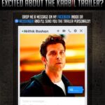 Hrithik Roshan Instagram - Guys, msg me on Facebook messenger & get the #KaabilTrailerTomorrow from me! Watch ur inbox! Note: Link in bio.