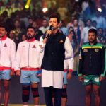 Hrithik Roshan Instagram - What a proud moment. Sang the National Anthem at the #prokabaddifinal