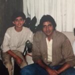 Hrithik Roshan Instagram - Sweet! Who found this? my fan moment as a kid!I think there's a little bit of Bachchan in every actor since. Agree?