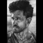 Hrithik Roshan Instagram - Incredible Artwork! Thank you for the love @amal_sindhu_