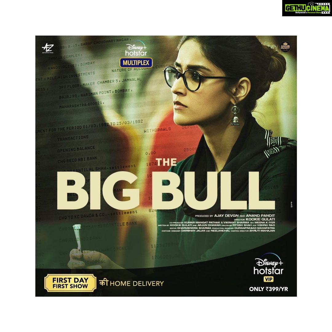 Ileana D'Cruz Instagram - Excited to be a part of the world of The Big Bull: The Man who sold dreams to India. #TheBigBull a crime drama that shook the financial fabric of the country will unveil soon with #DisneyPlusHotstarMultiplex on @DisneyPlusHotstarVIP @ajaydevgn @bachchan @shah_sohum @nikifying @kookievgulati #ADFfilms @anandpandit @anandpanditmotionpictures @kumarmangatpathak @vickssharma @meenaiyerofficial