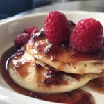 Ileana D'Cruz Instagram - Ricotta hotcakes with Mama’s strawberry jam and fresh raspberries 🤤 soooooo good! #foodieforlife #cookingmakesmehappy #brekkyallday #nofilterneeded