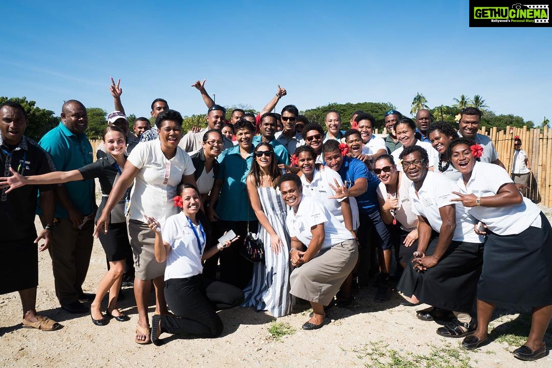 Ileana D'Cruz Instagram - Saying goodbye is never easy...especially when your new Fiji family sings to you absolutely beautifully and brings you to tears ā¤ļø So I say "sotta taale" which means see you later in Fijian šš¼ #fijinow #fijihappy #ileanainfiji andrewkneebonephotography Fiji Marriott Resort Momi Bay