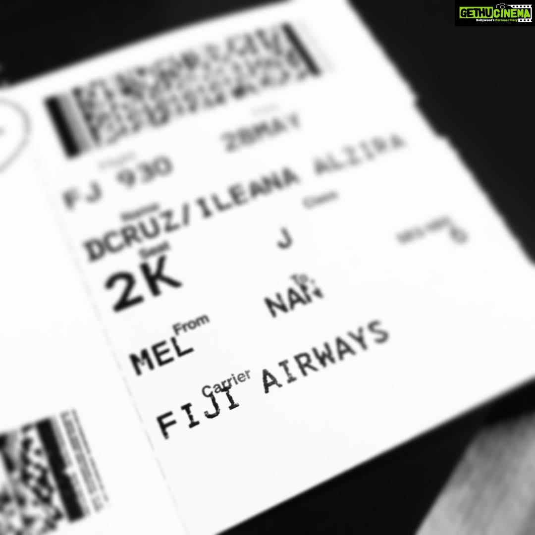 Ileana D'Cruz Instagram - Here we gooooo! The adventure begins!!!! #fijinow #etpt #bollywoodinfiji π€Έπ»ββοΈπ΄